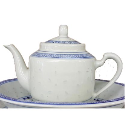 Chinese Rice Pattern Tea Pot
