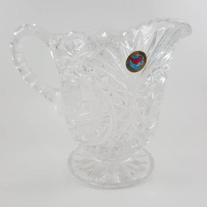 Hofbauer Lead Crystal Pitcher with bird
