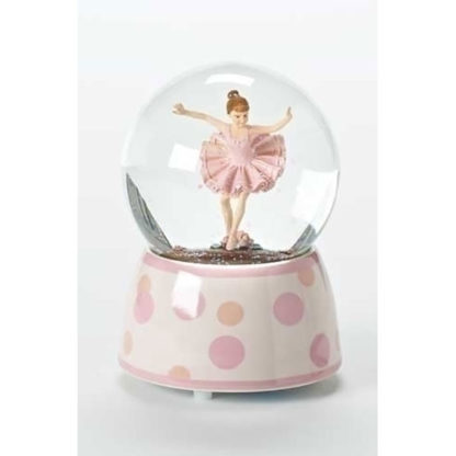5.75" Ballerina Musical Glitterdome Swan Lake