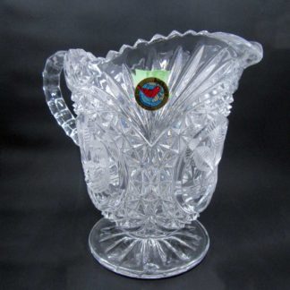 Hofbauer Lead Crystal Pitcher with bird