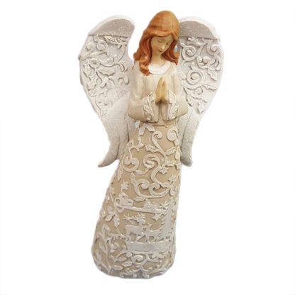 Roman Inc Paper Cut Look Angel Figurine Praying