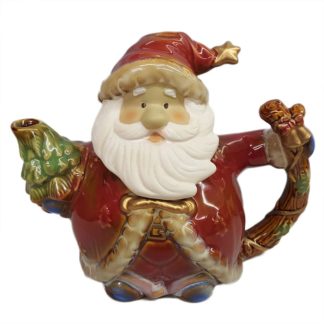 Burton and Burton Yuletide Charms Porcelain Santa Teapot