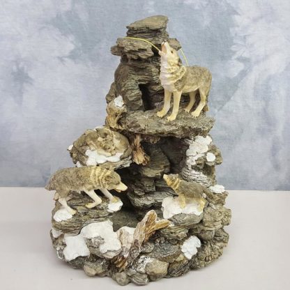 Westland Giftware Wolves Water Fountain