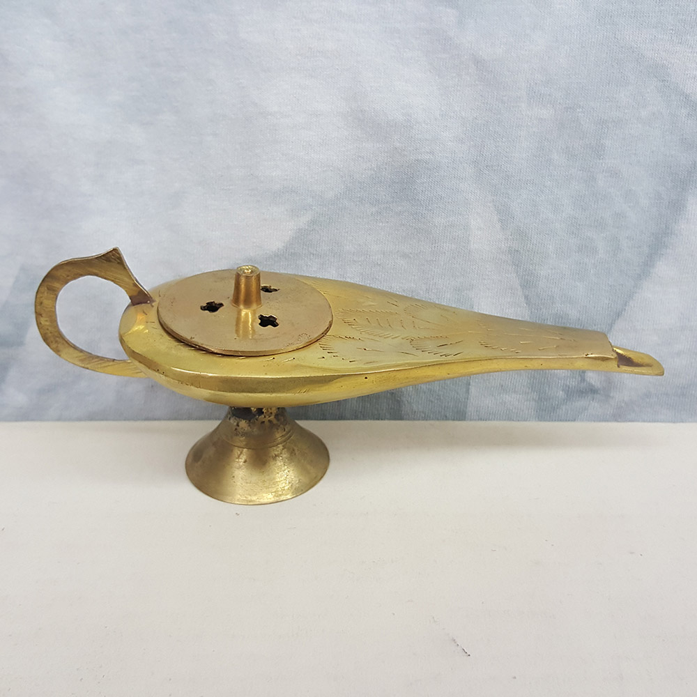 Brass Genie Lamp Style Incense Burner – Song's Gift Nook