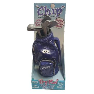 Chip the Hacker's Heckler A Silly Swinging Golf Bag