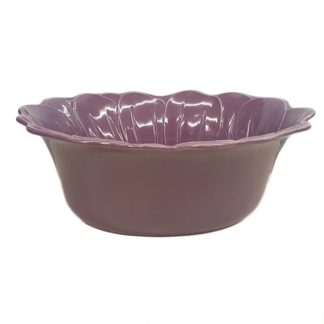 Large Purple Porcelain Bowl
