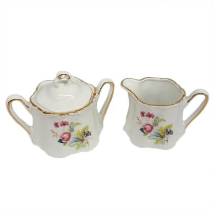 Winrose Collection Porcelain Creamer and Sugar Set