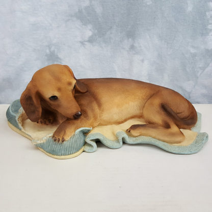 United Design Classic Critters Dachshund with Slippers Statue