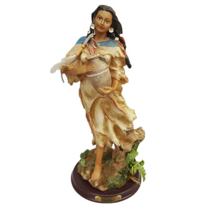 Young's Indian Native American Maiden Getting Water