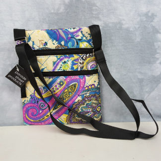 Parade Street Products Paisley Crossover Bag Blue