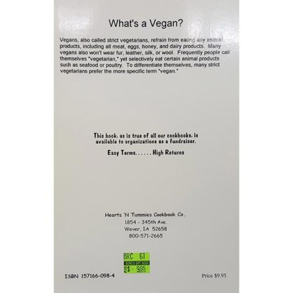 Vegan Vegetarian Cooking by Pam Rotella