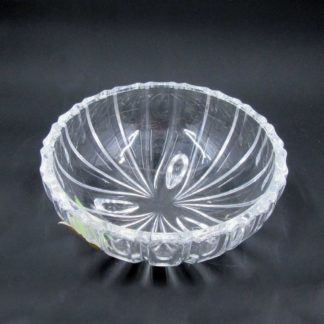 Lead Crystal round candy dish