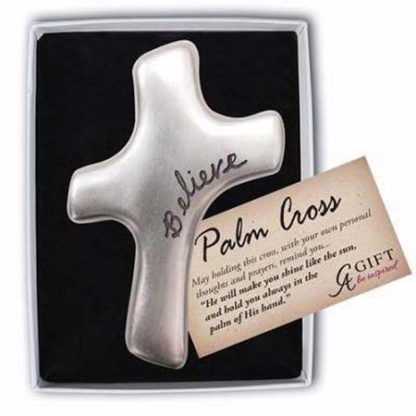 Believe Palm Cross Gift Boxed
