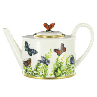 Burton and Burton Wings Of Grace Porcelain Butterfly Teapot