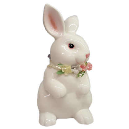 Russ Berrie Porcelain Standing Bunny