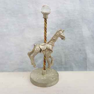 Spoontiques Pewter Carousel Giraffe with Crystal Ball