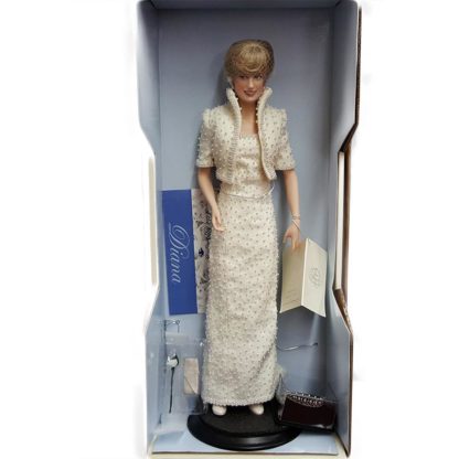 Franklin Mint Diana Princess of Wales Porcelain Portrait Doll