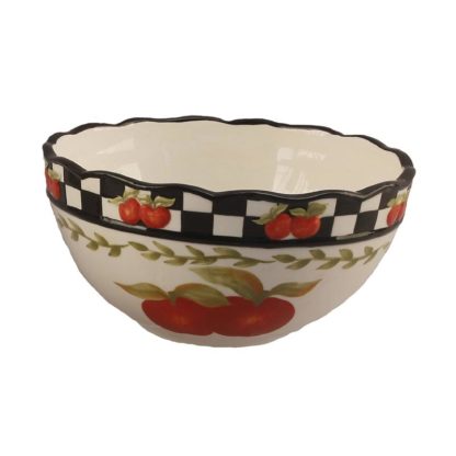 Young's Ceramic Apple Serving Bowl
