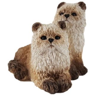 Stone Critters Littles Himalayan Kitten Pair Figurine