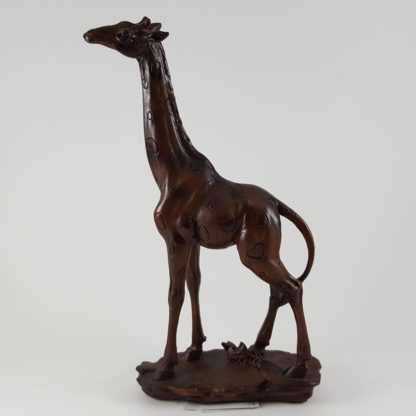 StealStreet Collectible Reaching Faux Wood Giraffe Figurine