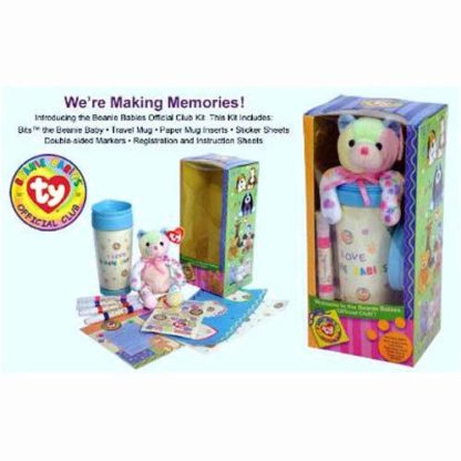 Ty Beanie Baby - Bits Bear & Collector's Kit 2004