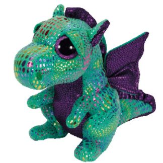 Ty Beanie Boos - Cinder the Green Dragon (Glitter Eyes)
