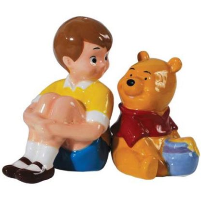 Westland Giftware Disney Christopher Robin and Winnie The Pooh Salt and Pepper Shakers