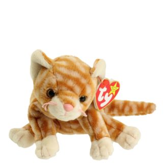 TY Beanie Baby - Amber the Gold Tabby Cat