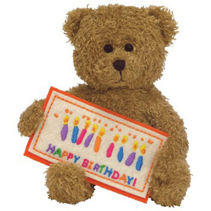 Ty Beanie Baby - Happy Birthday the Bear Greetings Collection