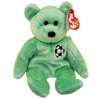 Ty Beanie Baby - Kicks the Soccer Bear
