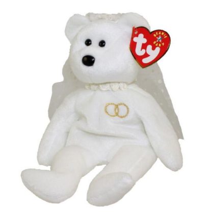 TY Beanie Baby - Mrs the Bride Bear