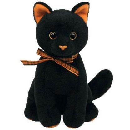 TY Beanie Baby - Sneaky the Black & Orange Cat