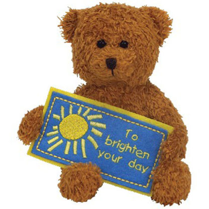 Ty Beanie Baby - To Brighten Your Day the Bear (Greetings Collection)