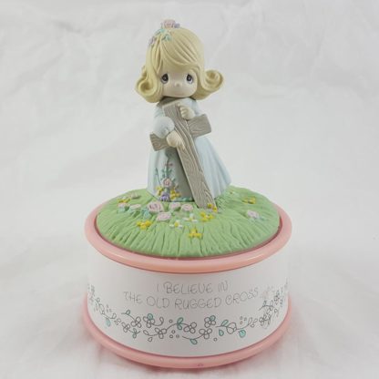 Enesco Precious Moments I Believe in the Old Rugged Cross