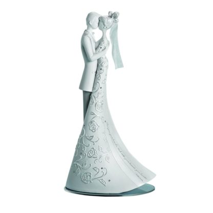 Language of Love "First Dance" Wedding Cake Topper, 9-Inch