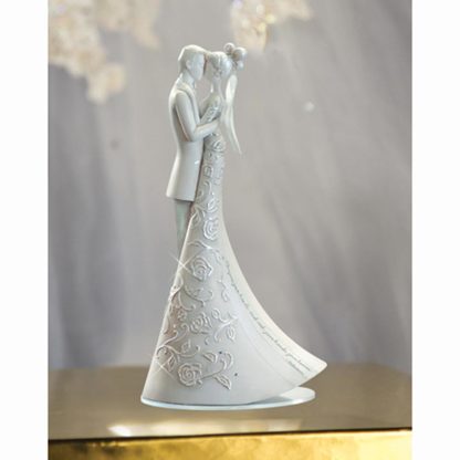 Language of Love First Dance Wedding Cake Topper by Gina Freehill
