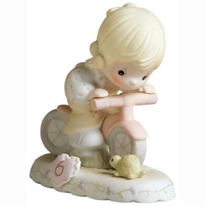 Enesco Precious Moments Growing in Grace Blonde Hair Girl, Age 6