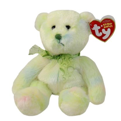 TY Beanie Baby - Flora the Green Ty-dyed Bear