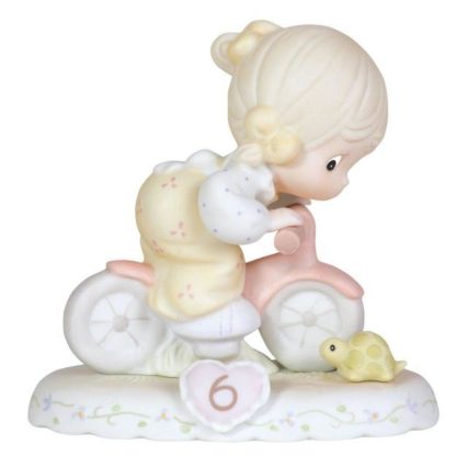 Enesco Precious Moments Growing in Grace Age 6, Blonde Girl