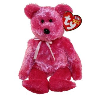 TY Beanie Baby - Sherbet the Bear Hot Pink Version