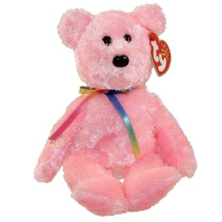 TY Beanie Baby - Sherbet the Bear Pink Version