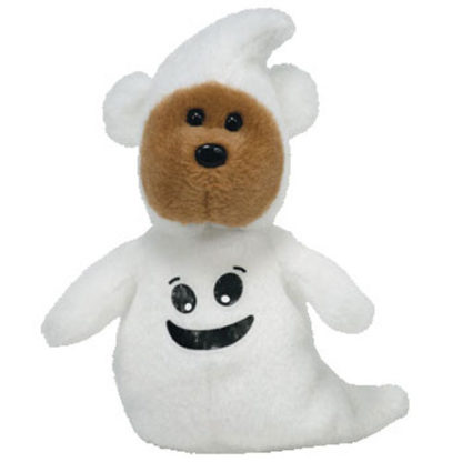 TY Halloweenie Beanie Baby - Sheetsies the Ghost Bear