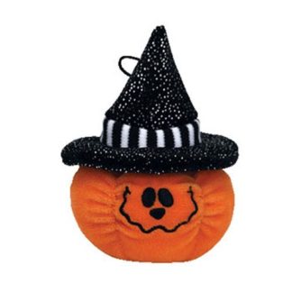 TY Halloweenie Beanie Baby - Treats the Pumpkin