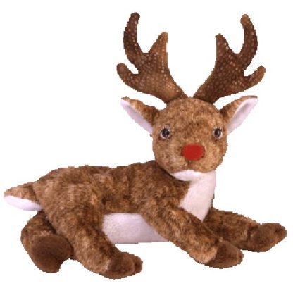 TY Beanie Baby - Roxie the Reindeer (Red Nose)