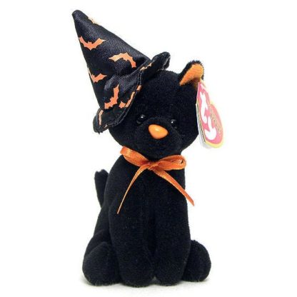 TY Halloweenie Beanie Baby - Scurry the Cat