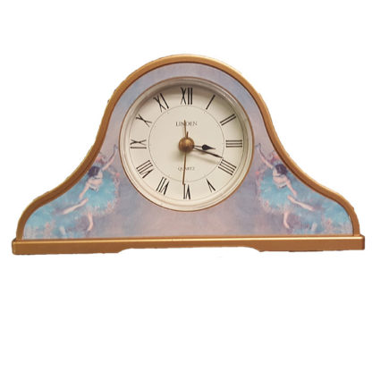 Linden Impressionist Ballerina Motif Alarm Clock