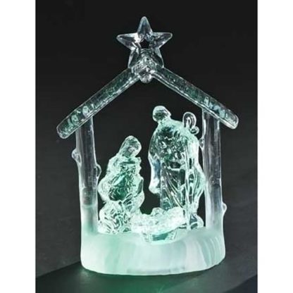 Led Nativity in Arch Light Figure