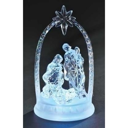 Led Nativity in Arch Light Figure