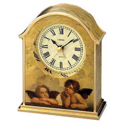 Linden Angels In Waiting Table Clock
