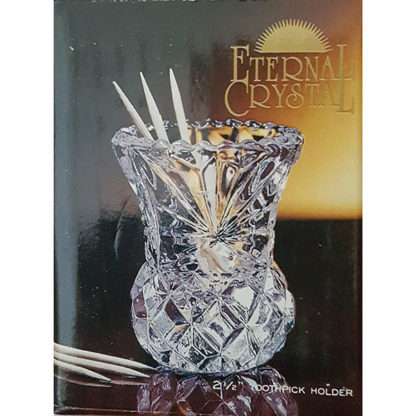 Crystal Clear Eternal Crystal 2 1/2" Toothpick Holder